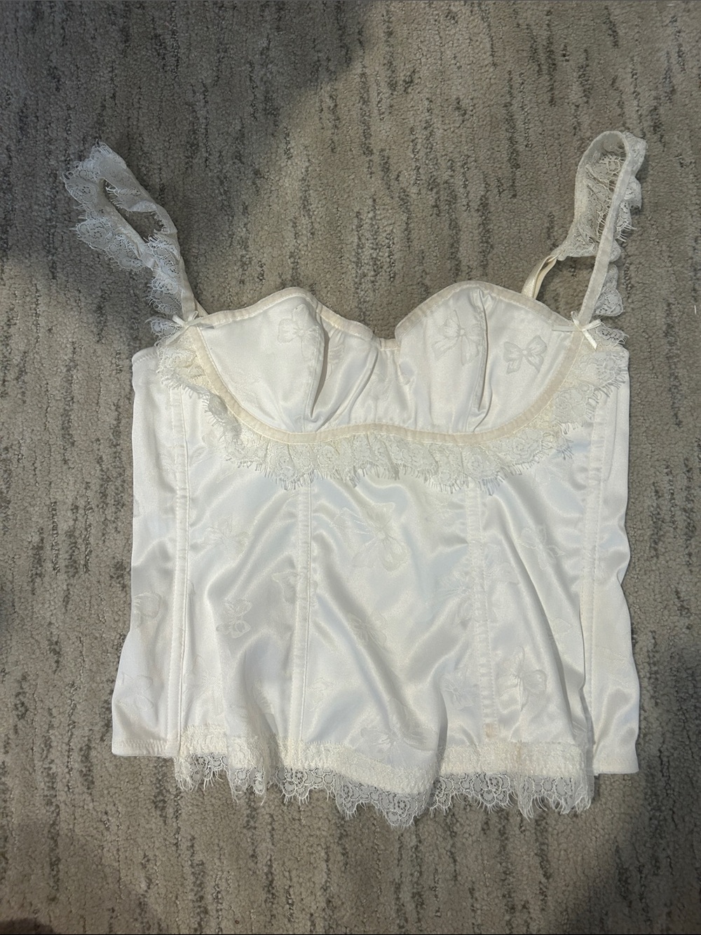 Feminine Victoria’s Secret Corset Bustier Top